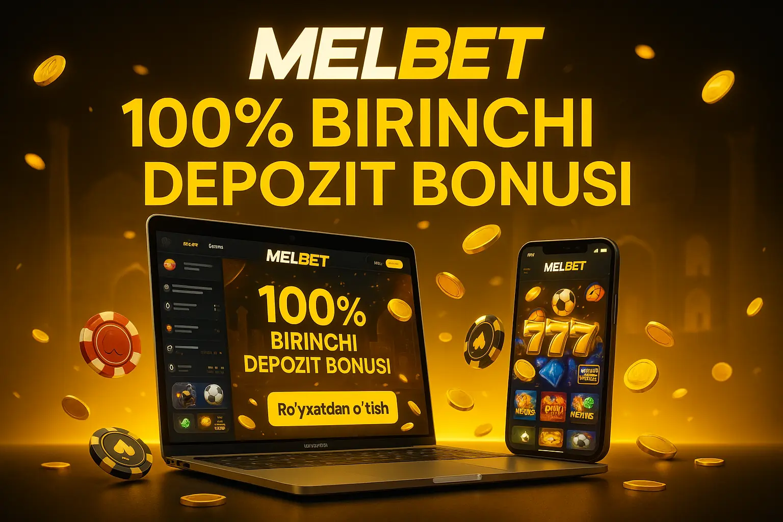 MelBet kazino platformasi Uzbekistan
