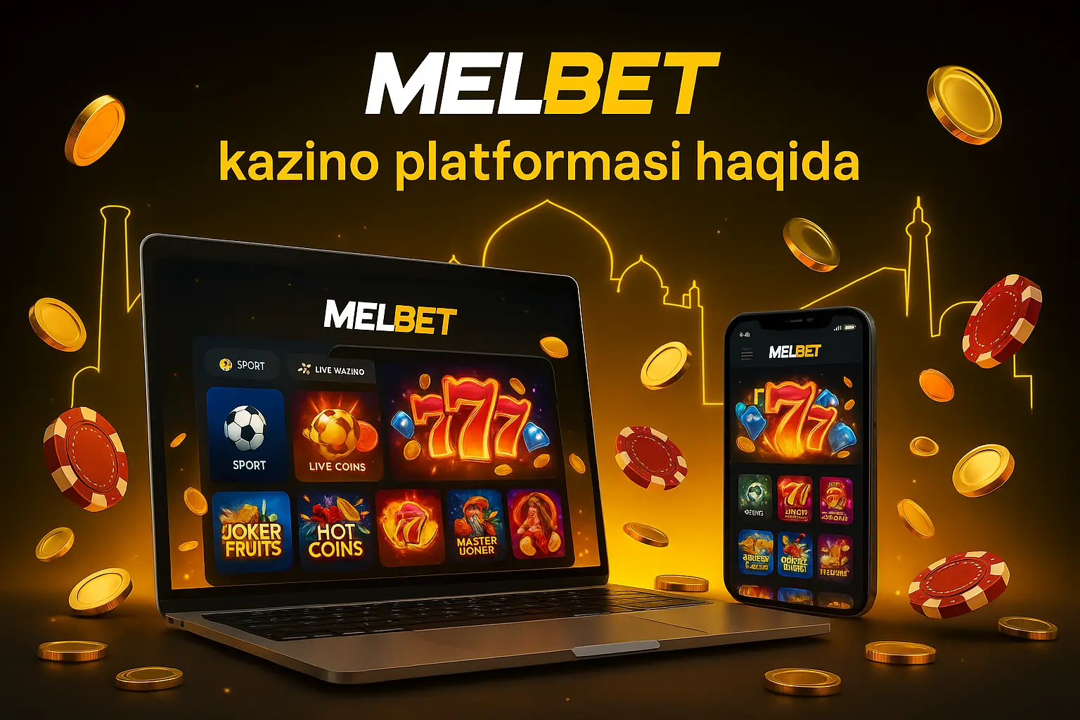 MelBet kazino platformasi Uzbekistan